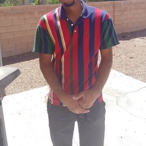 Vintage Chaps Ralph Lauren Color block polo